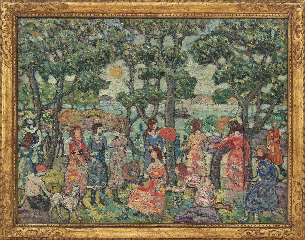 Paisagem com figuras, 1921 de Maurice Brazil Prendergast