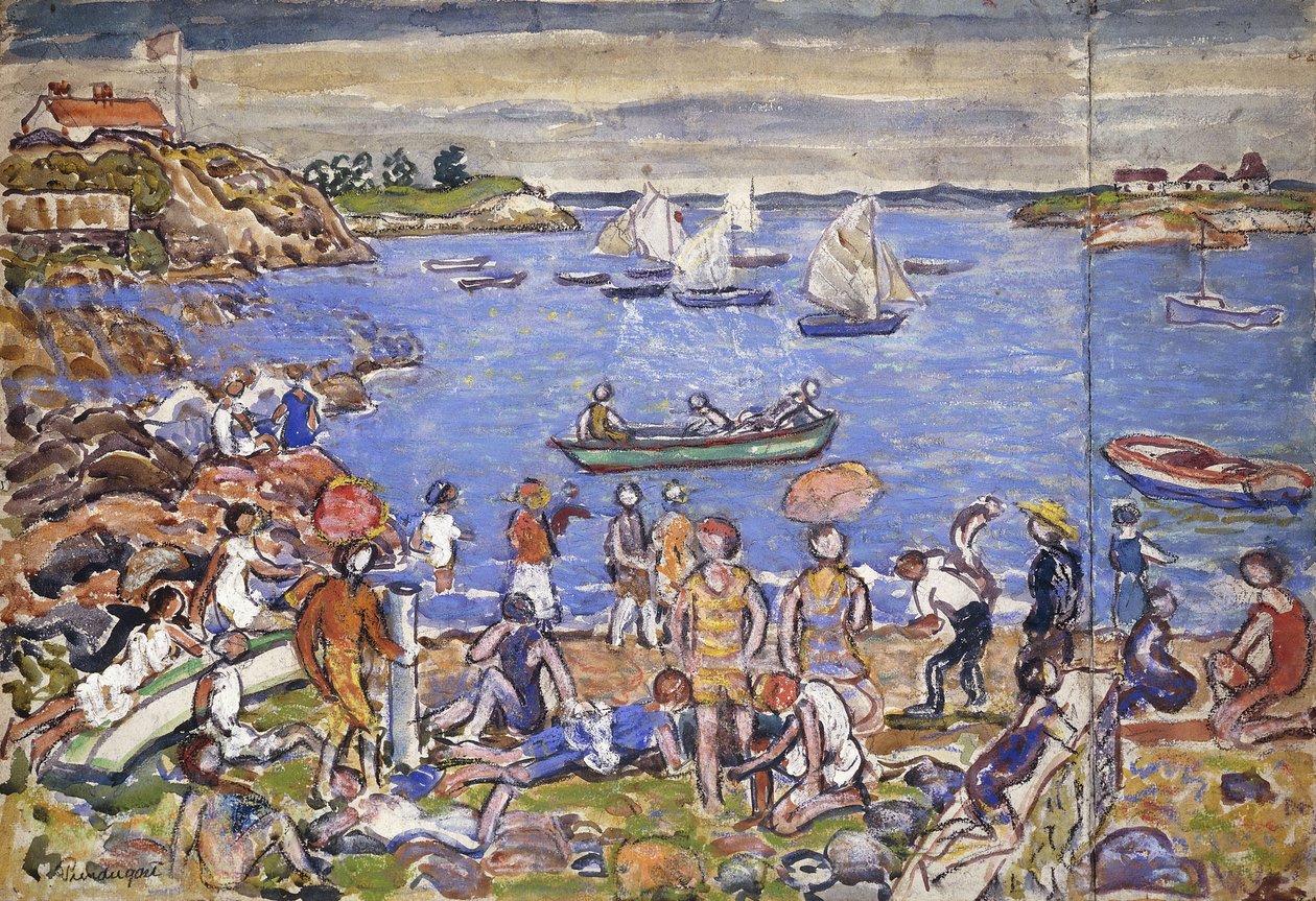Perto de Gloucester, de Maurice Brazil Prendergast
