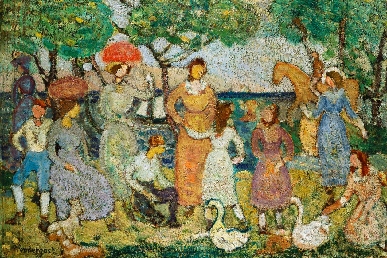 Passeio  2, de Maurice Brazil Prendergast