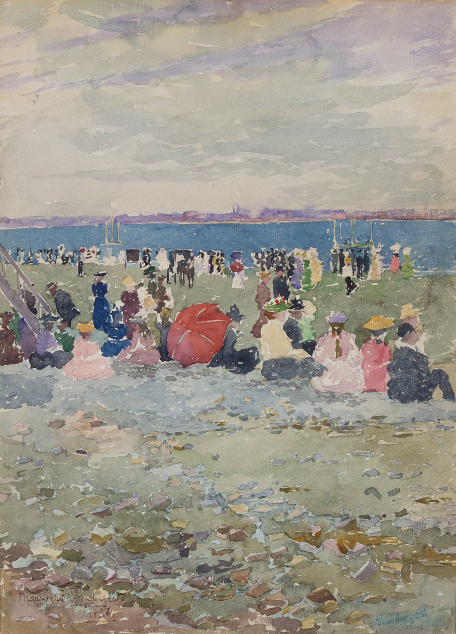 Praia de Revere de Maurice Brazil Prendergast