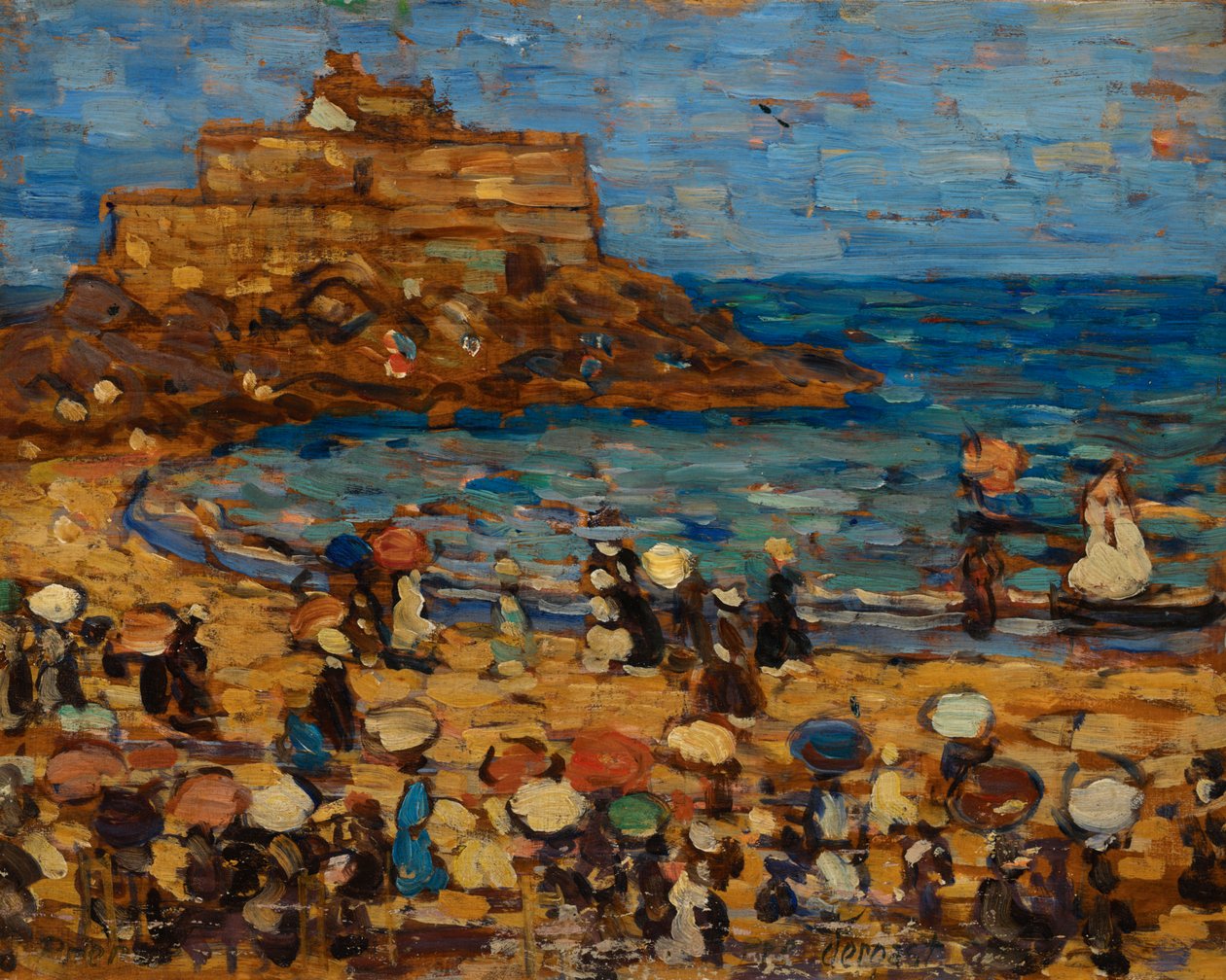 Seascape-St. Mâlo de Maurice Brazil Prendergast
