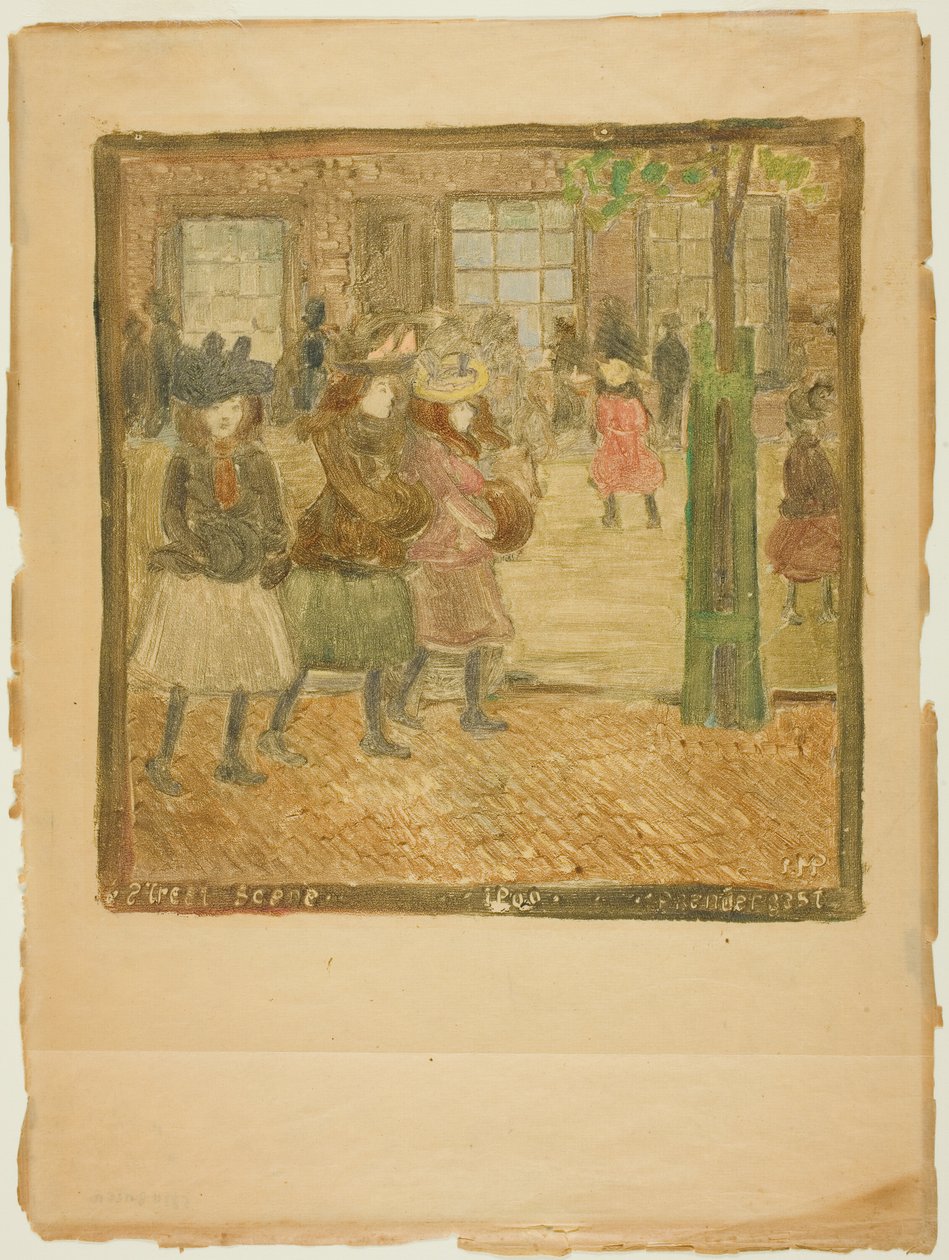 Cena de rua de Maurice Brazil Prendergast