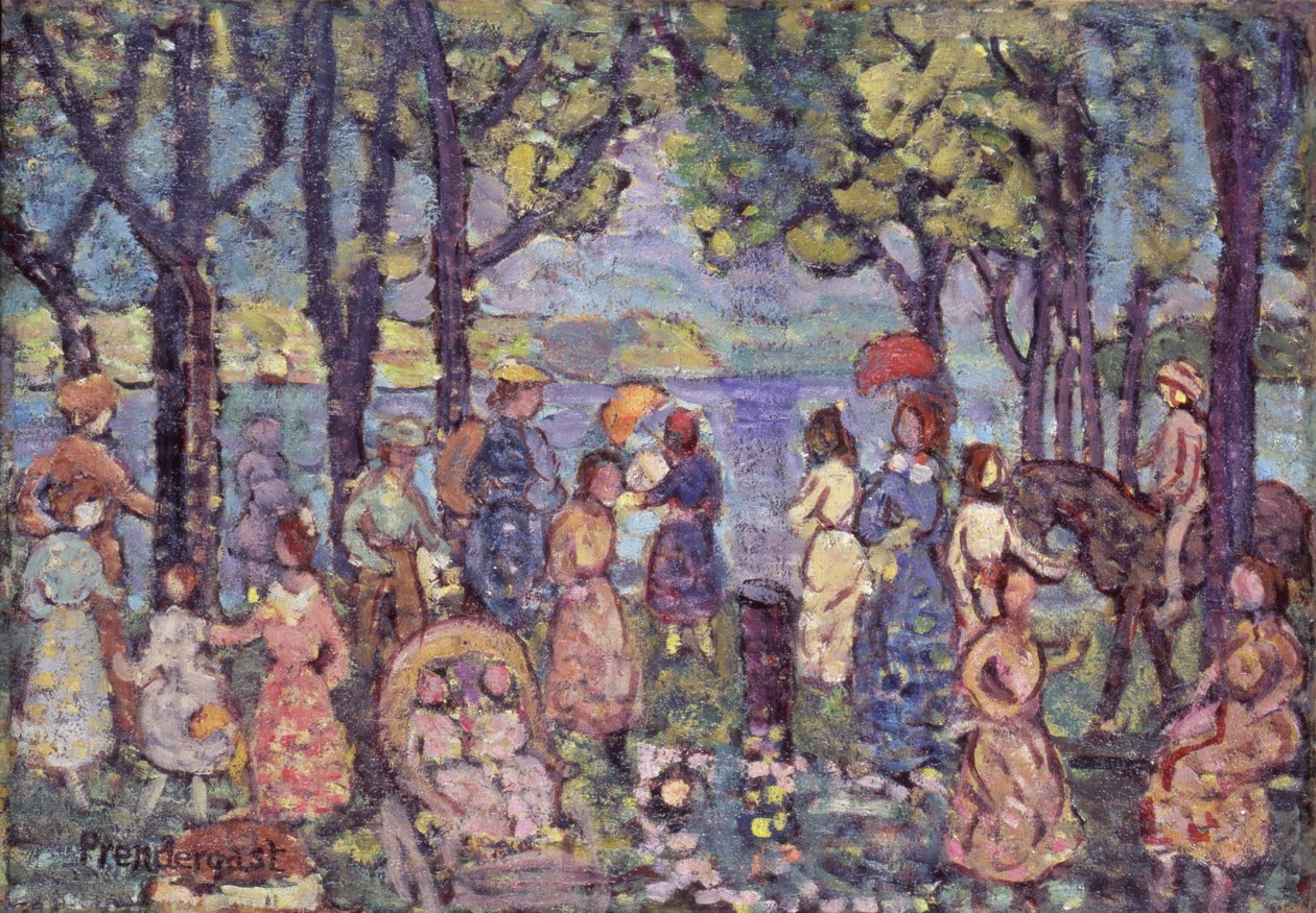 Verão, Nova Inglaterra, 1912. de Maurice Brazil Prendergast