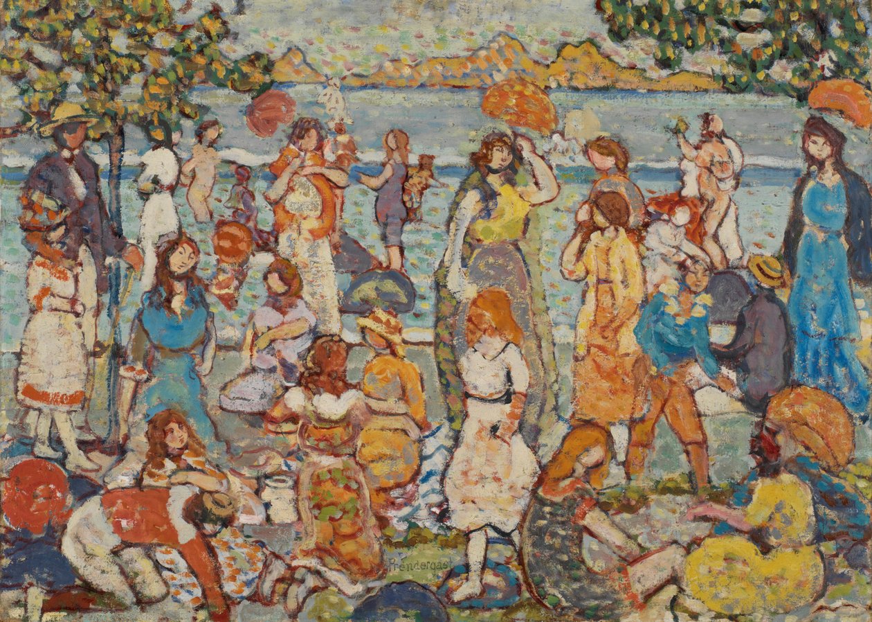 A Praia de Maurice Brazil Prendergast