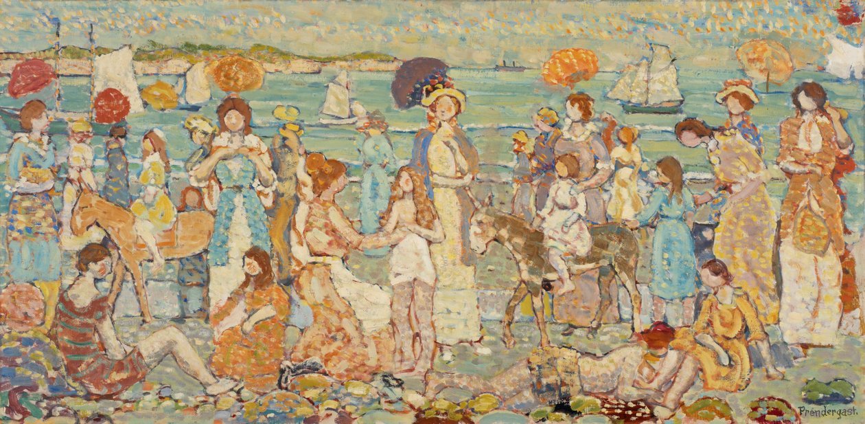 A Praia "Nº 3""" de Maurice Brazil Prendergast