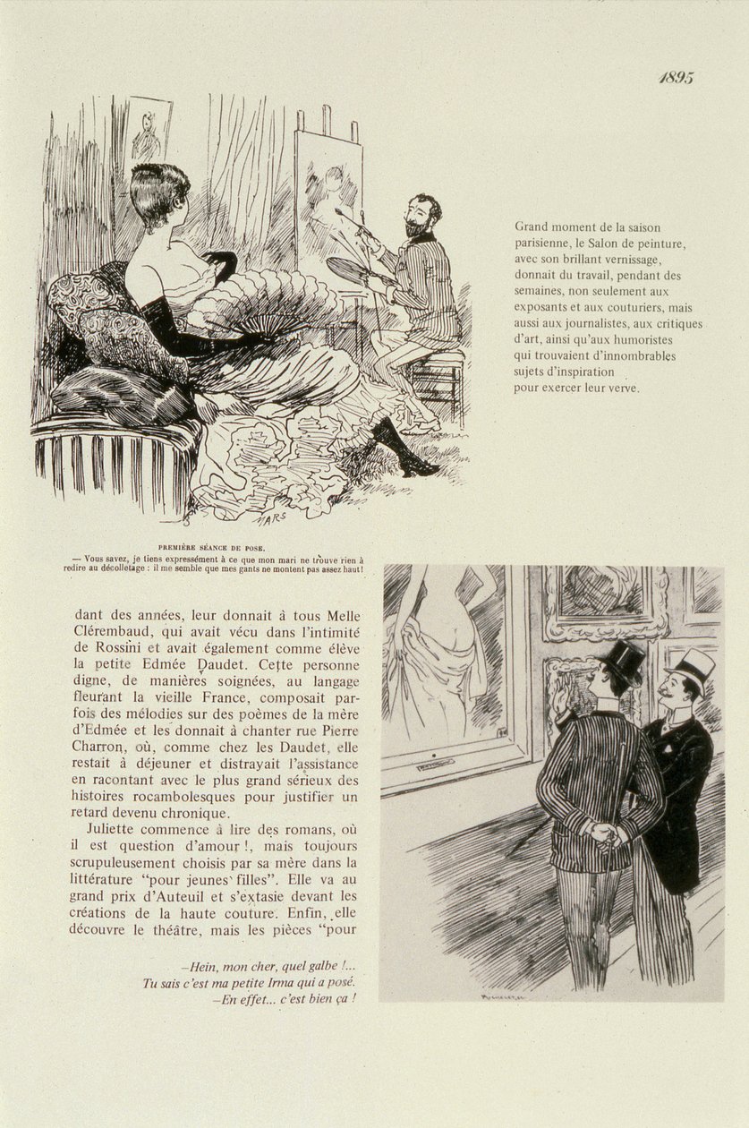 Primeiro sentado para um retrato, 1895 de Maurice Charles Mathieu Bonvoisin