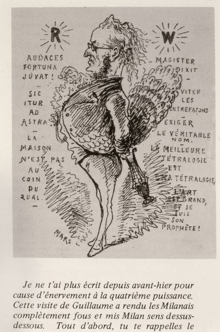 Richard Wagner, c.1875 de Maurice Charles Mathieu Bonvoisin