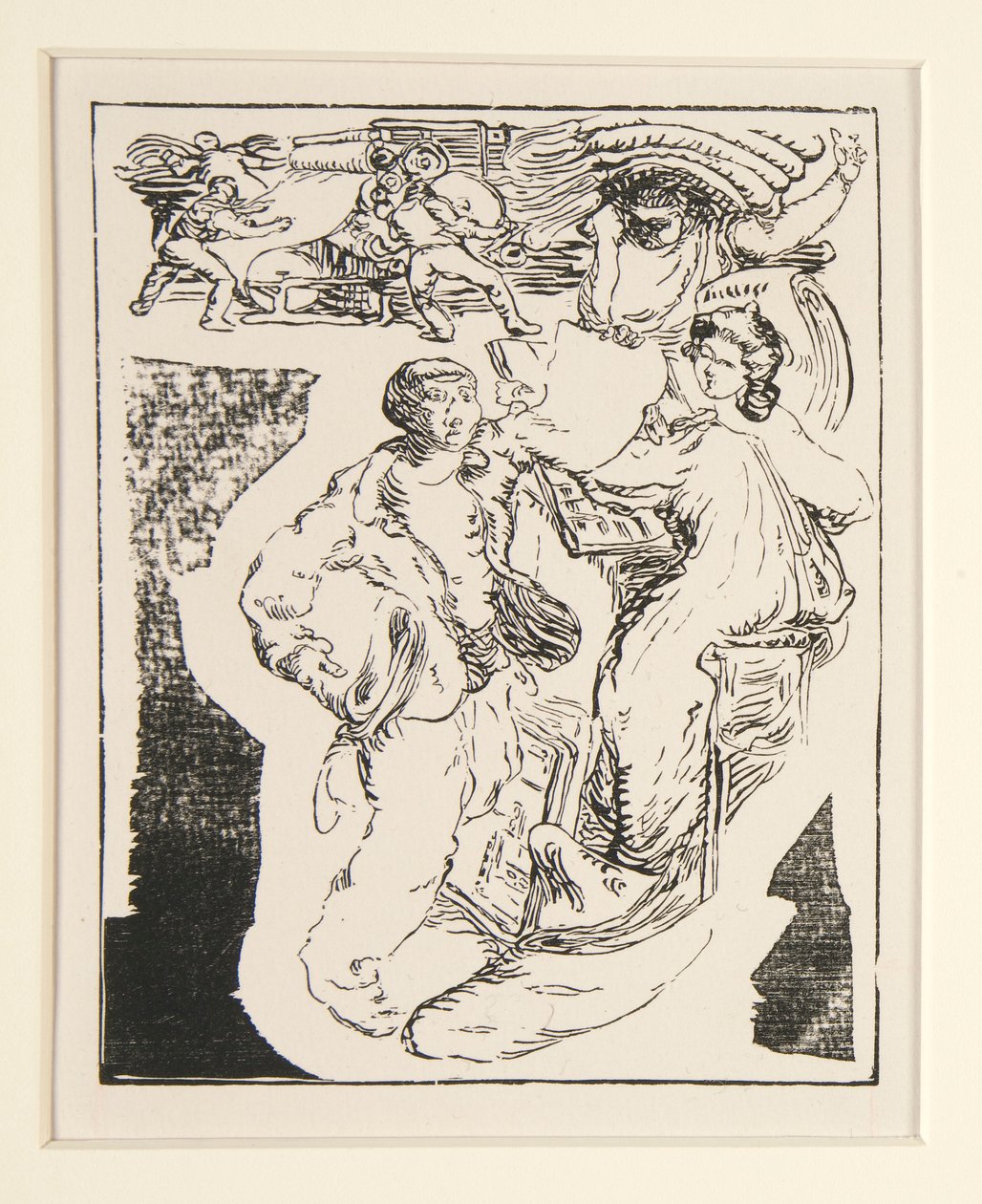 Os vendedores ambulantes de La Pensee; Camelot e papel, p. 29 de Maurice Delcourt