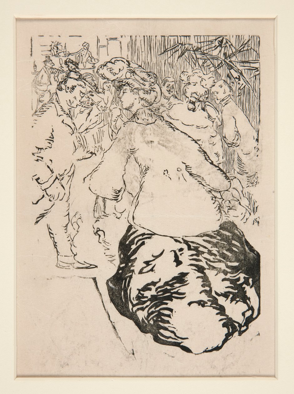 Os vendedores ambulantes de La Pensee, Le Bar du Journal, p. 37 de Maurice Delcourt