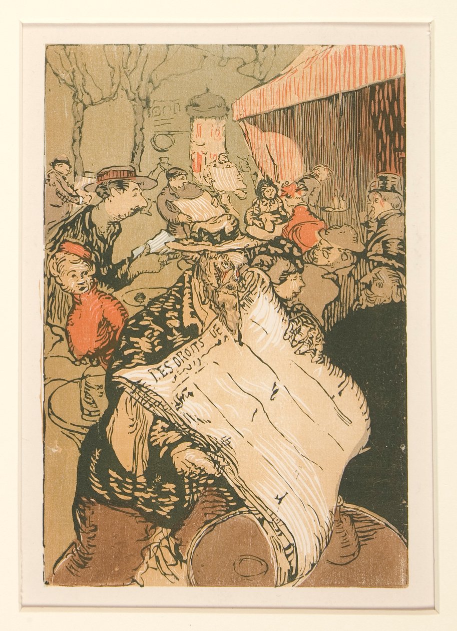 Os vendedores ambulantes de La Pensee, Les Boulevards, p. 45 de Maurice Delcourt
