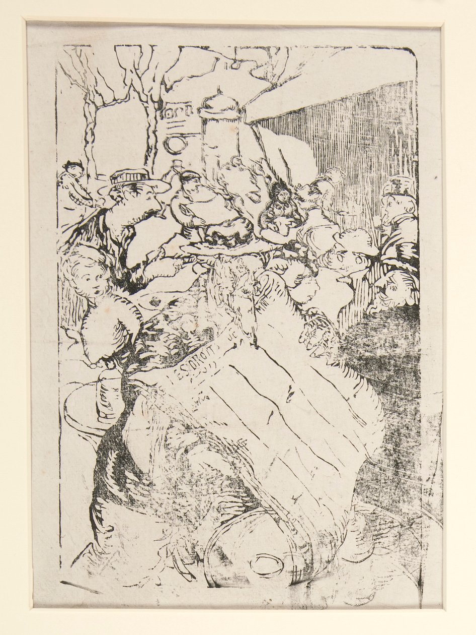 Os vendedores ambulantes de La Pensee, Les Boulevards, p. 45 de Maurice Delcourt