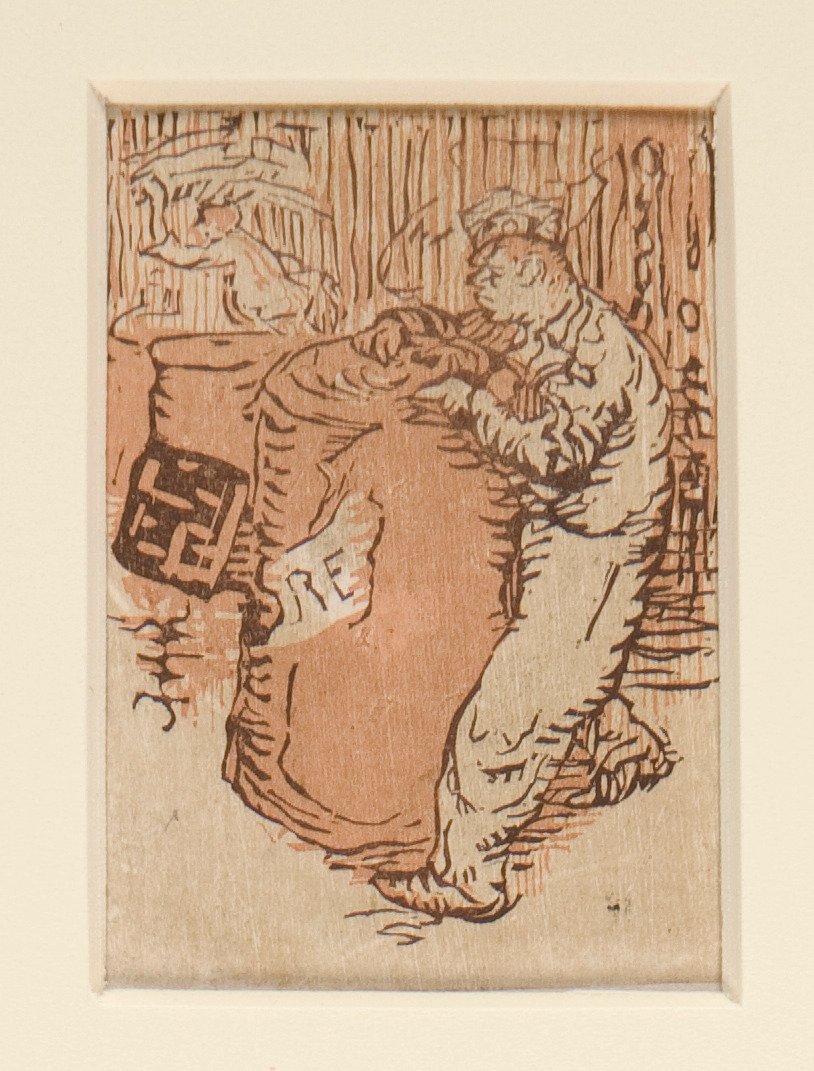 Les camelots de la Pensee, ilustração, p. 35 de Maurice Delcourt