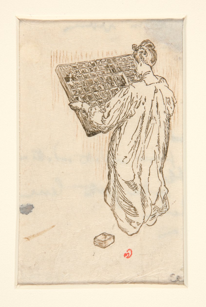 Les camelots de la Pensee, ilustração, p. 57 (versão reduzida) de Maurice Delcourt