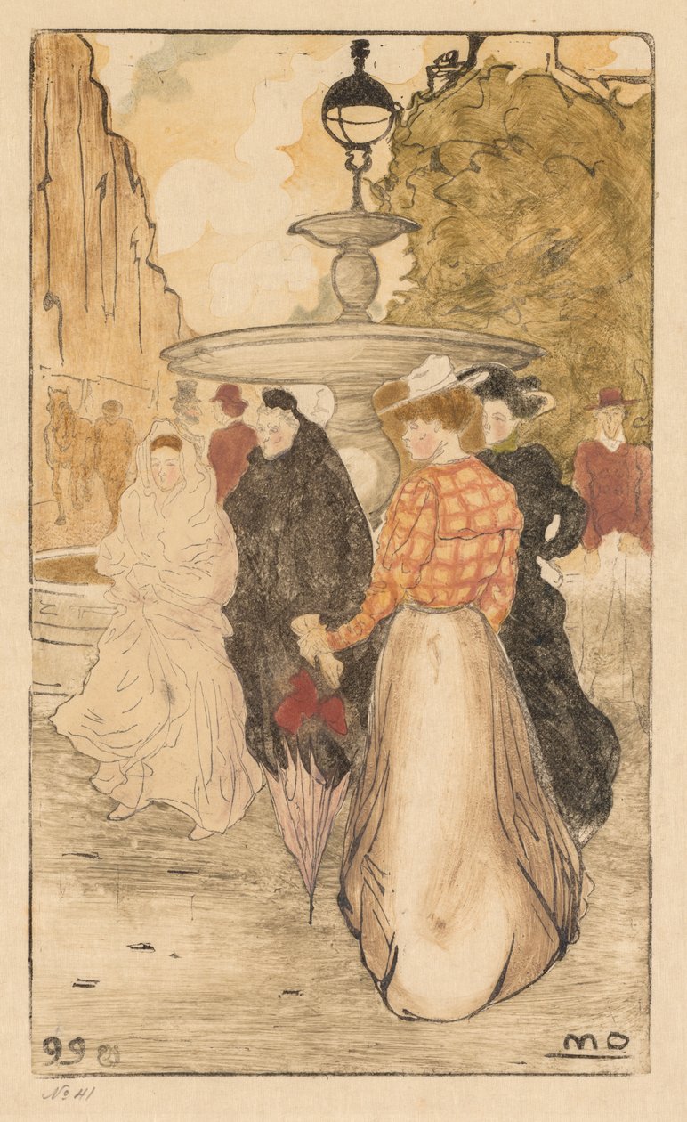 Place Saint Georges, 1899. de Maurice Delcourt