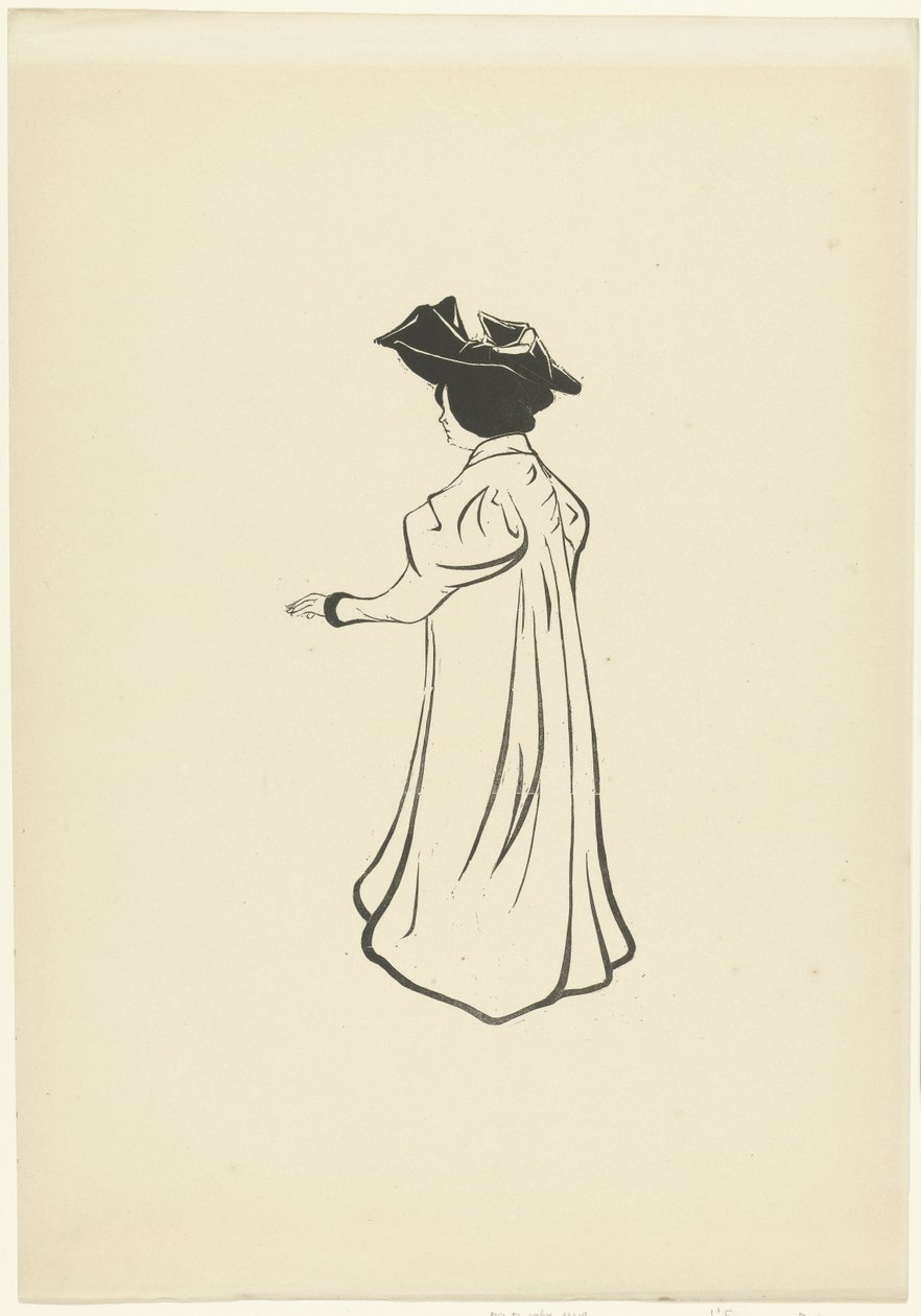 Mulher de pé com chapéu e braço estendido
Étude pour un retrato (título original)
L