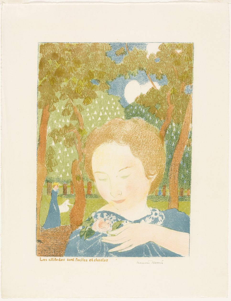 As atitudes são fáceis e castas, prato dois do Amor de Maurice Denis