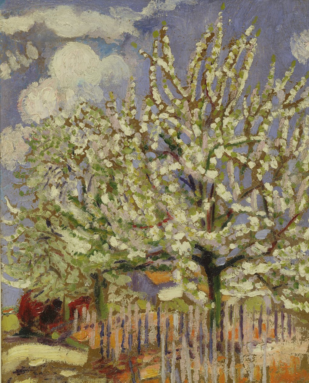 Blossoming Trees, 1908 (painel) de Maurice Denis