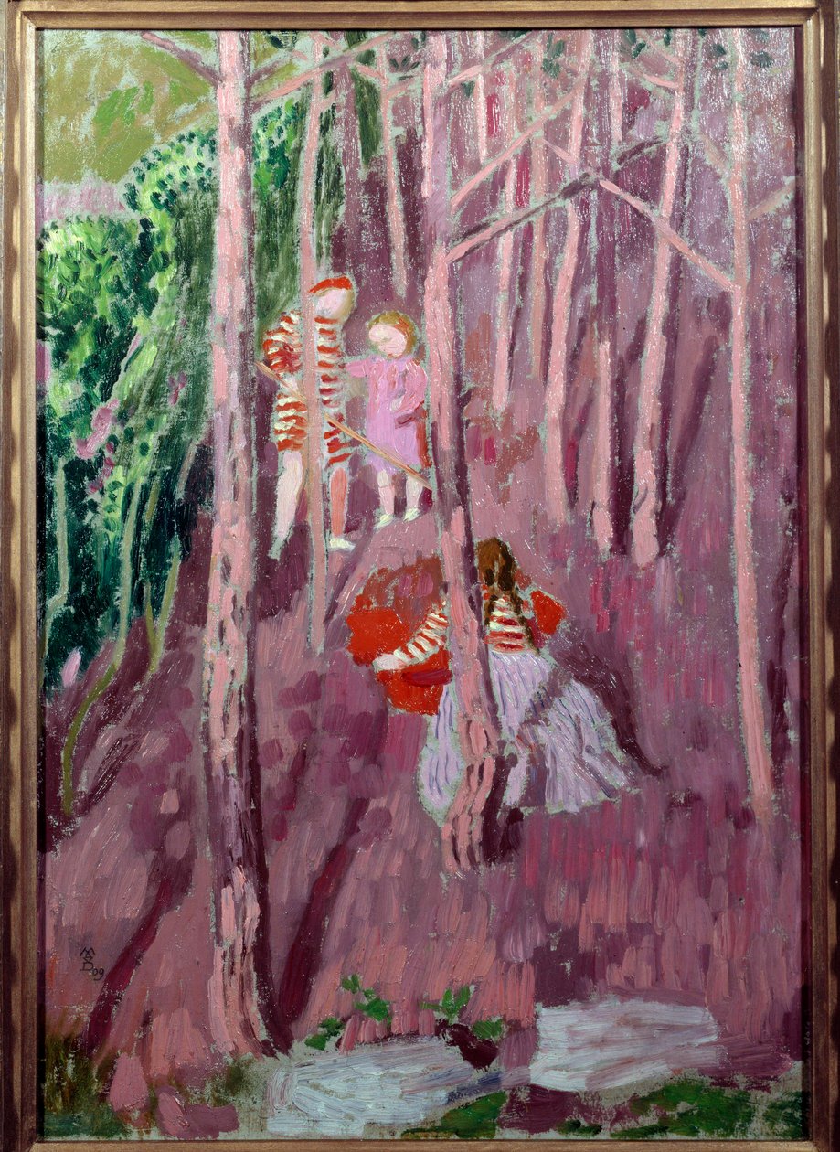 Crianças no Bosque do Silencio de Maurice Denis