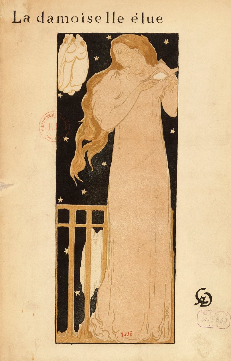 Claude-Achille Debussy (1862-1918), La damoiselle elue de Maurice Denis