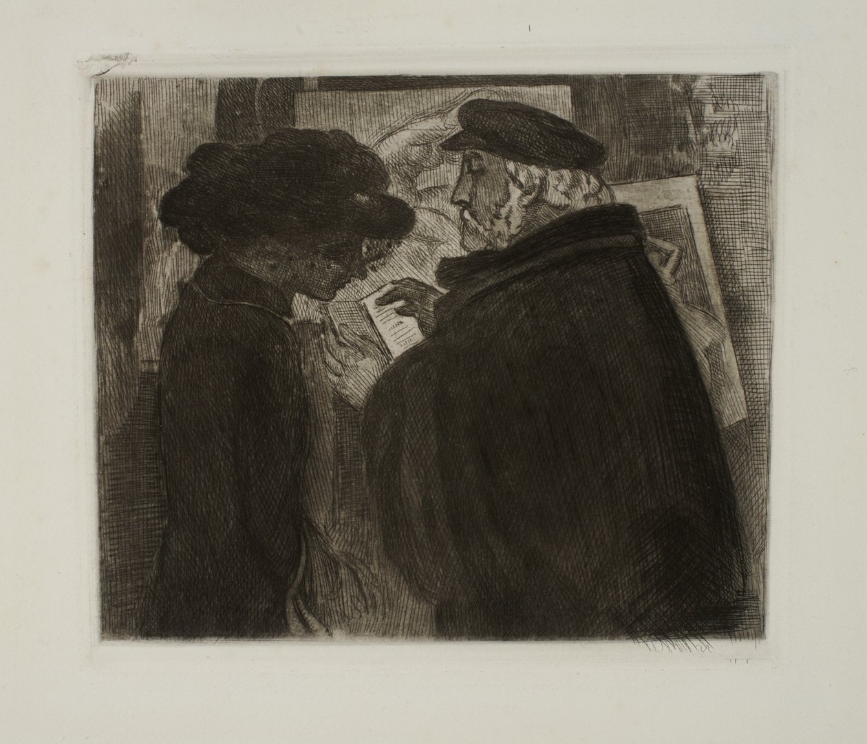 Degas e o seu modelo de Maurice Denis