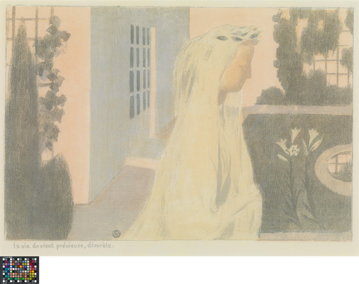 Francês: La vie devient précieuse, discrète
Neerlandês: La vie devient précieuse, discrète, uit de reeks Amour de Maurice Denis