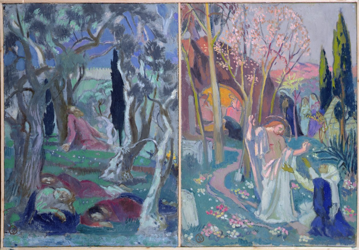 Jardim das azeitonas, Cristo aparecendo a Maria Madalena de Maurice Denis