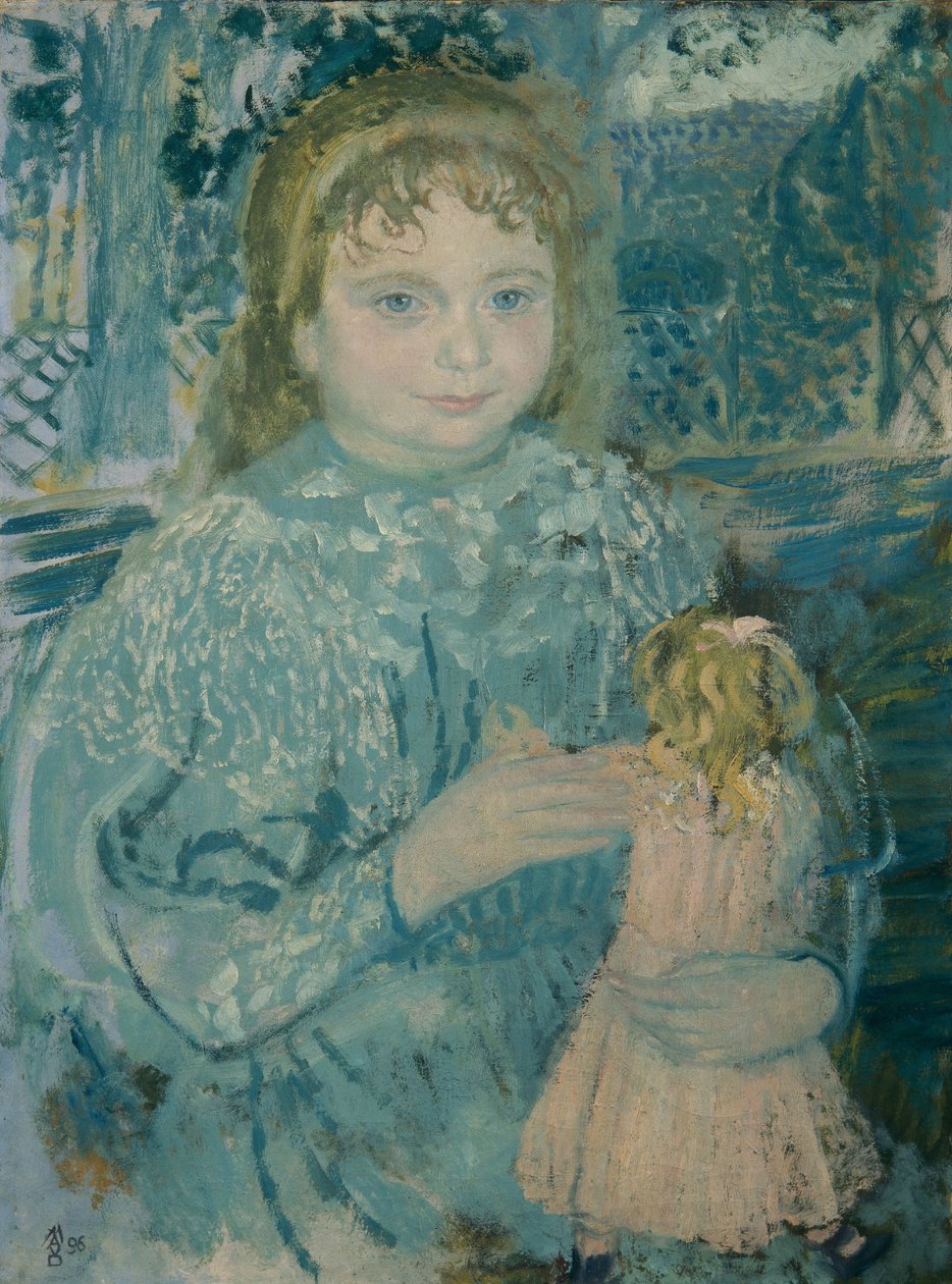 Rapariga com uma boneca (Thérèse Watillaux) de Maurice Denis