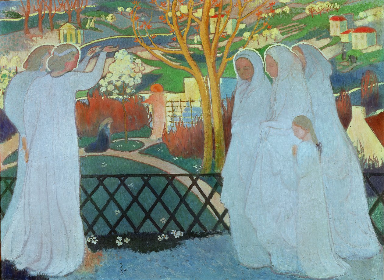 Mulheres Santas no Túmulo, 1894 de Maurice Denis