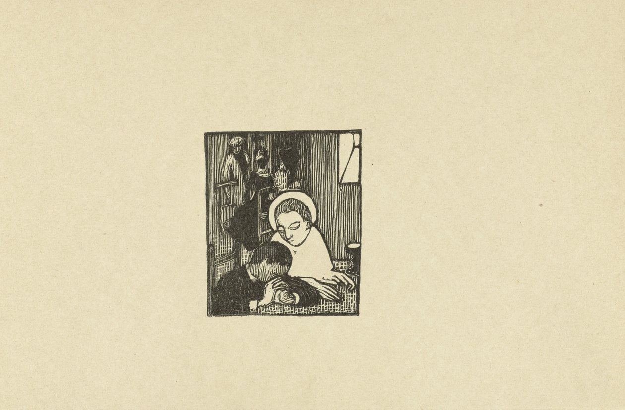 Illustratie bij gedicht in dichtbundel Sagesse van Paul Verlaine
Dois novos cortes de madeira para Sagesse por Paul Verlaine
L