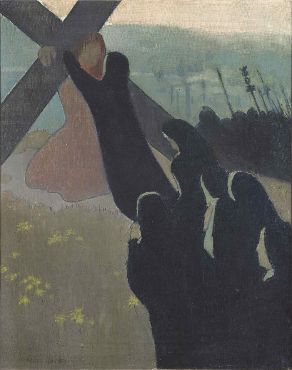 Le Calvaire ou Montée au calvaire, 1889. de Maurice Denis