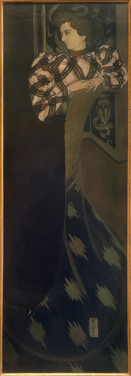 Madame Ranson em verde de Maurice Denis