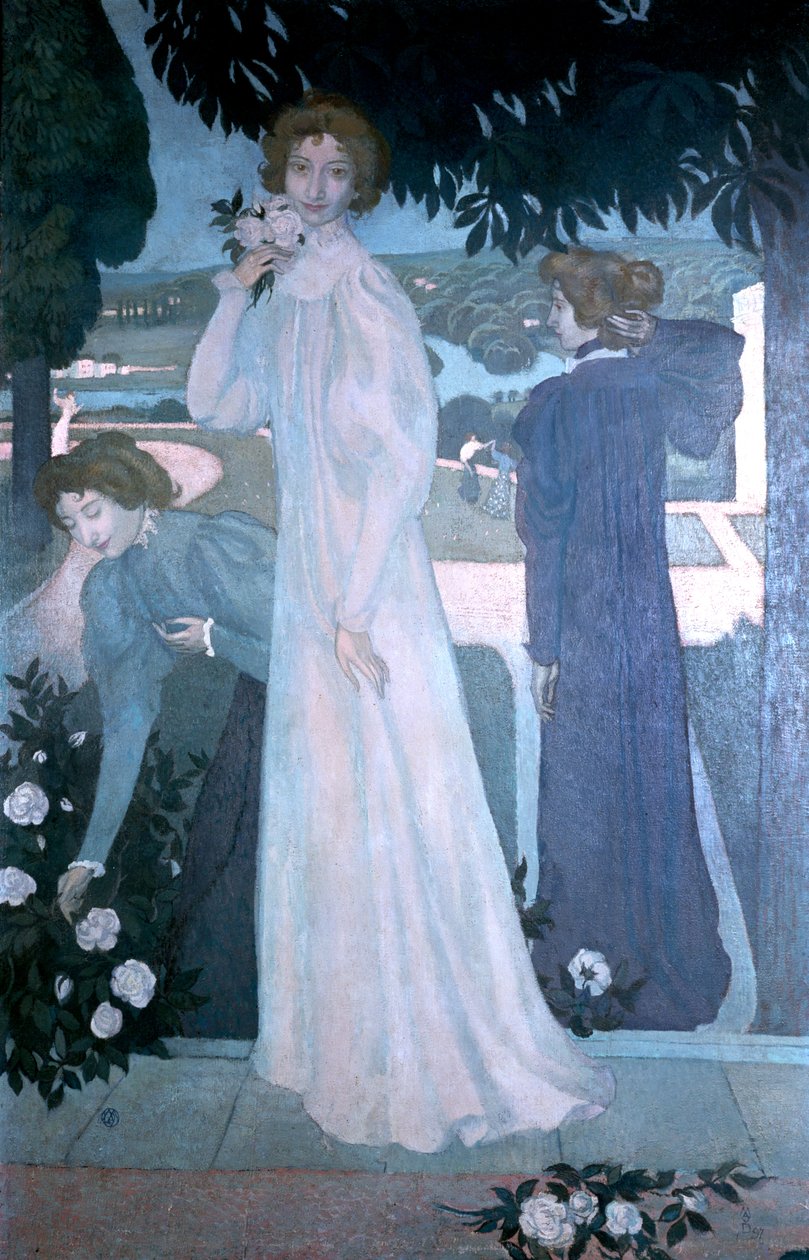 Retrato de Yvonne Lerolle, 1897 de Maurice Denis