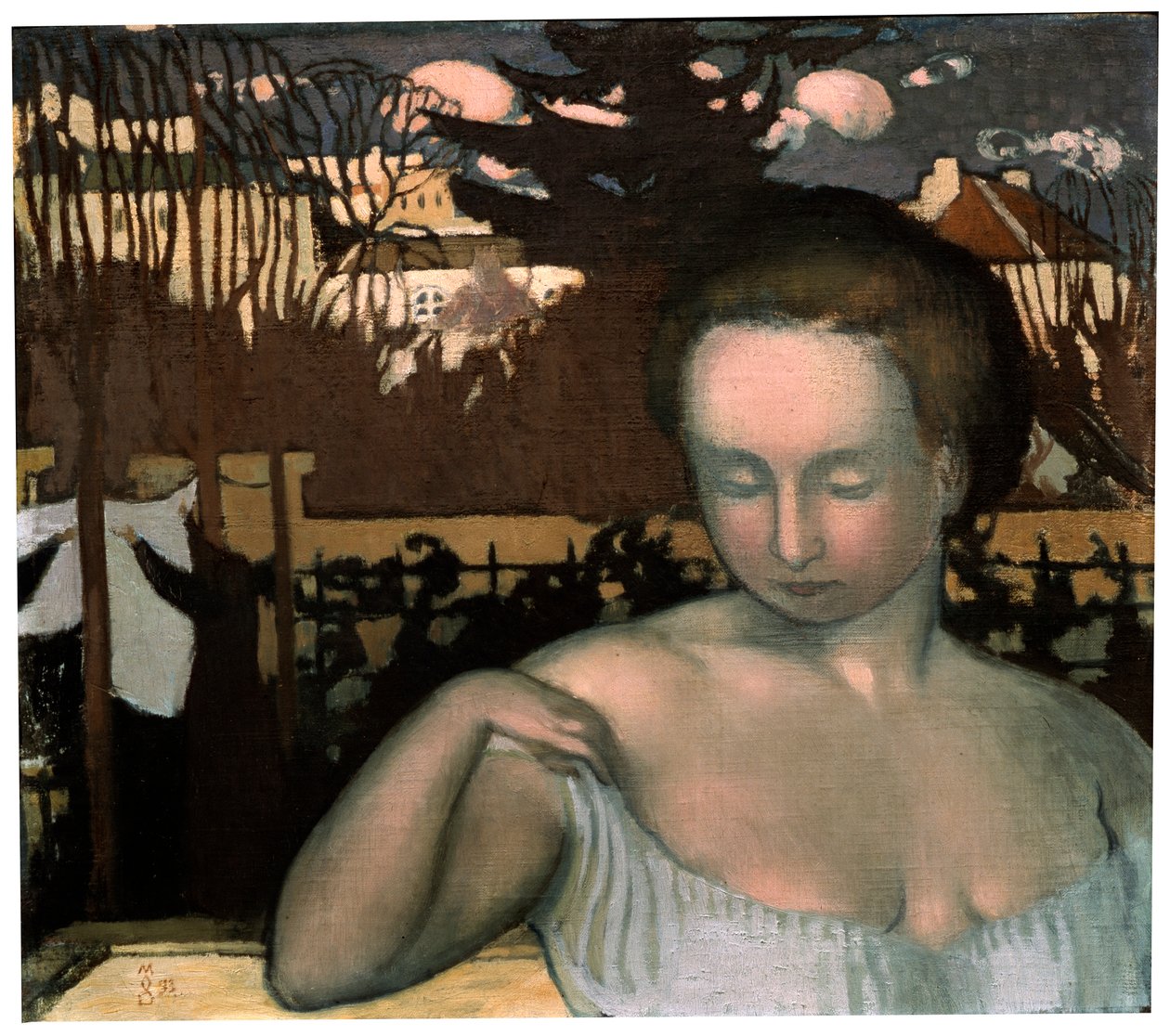 Retrato da esposa do artista, 1893. de Maurice Denis
