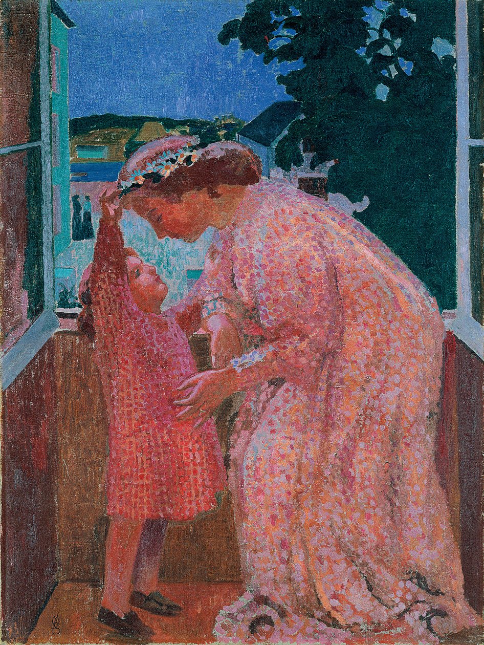 A coroa de margaridas, c. 1906 de Maurice Denis