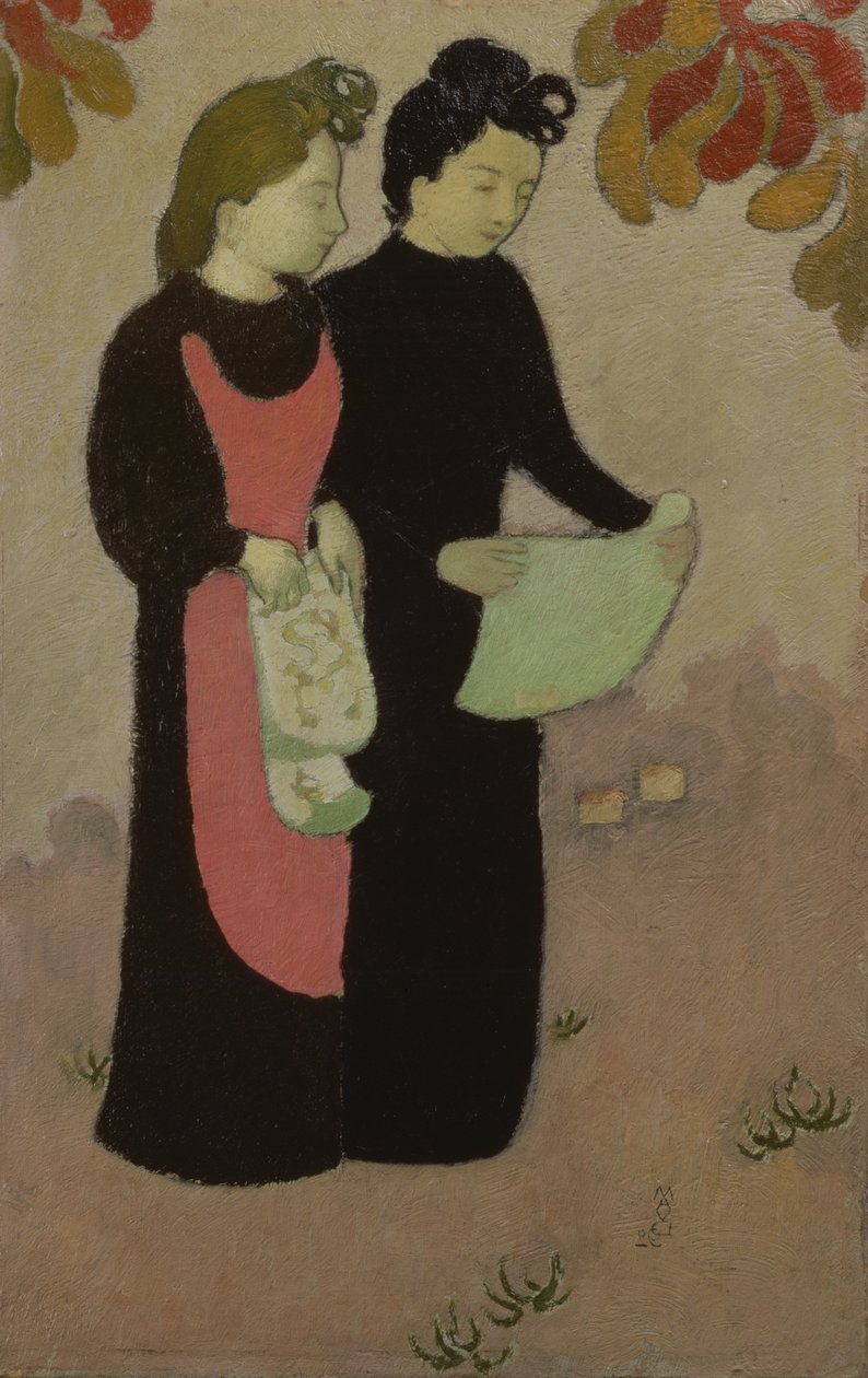 The Two Sisters, 1892 (painel) de Maurice Denis