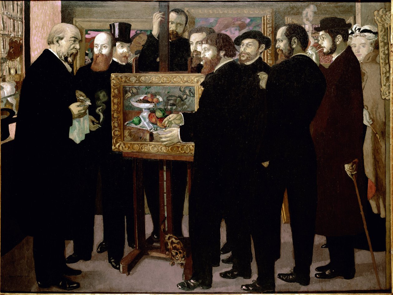 Tributo à Cezanne - Óleo sobre tela de Maurice Denis