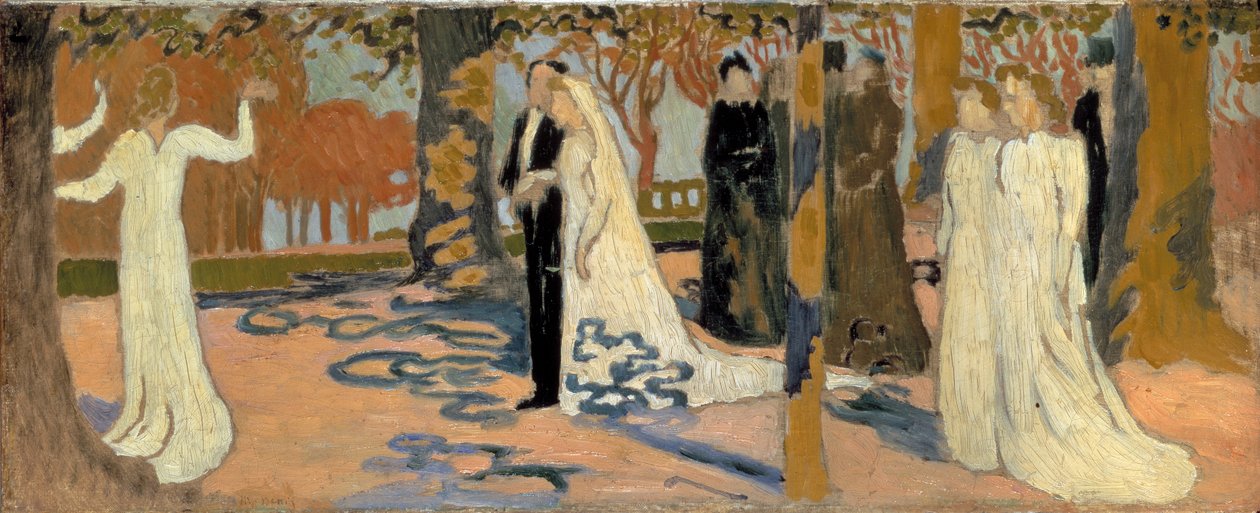 Procissão do casamento, c1892-c1893. de Maurice Denis
