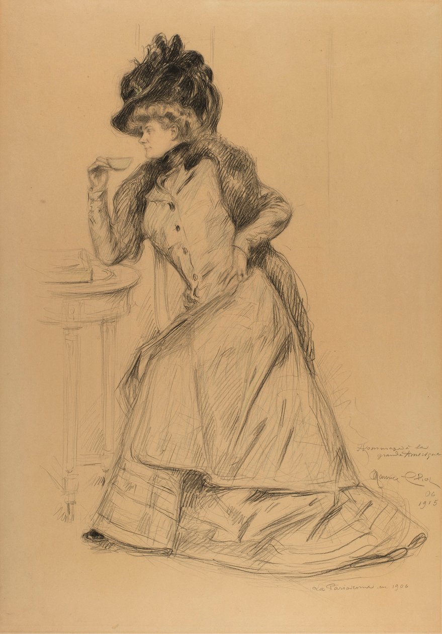 La Parisienne em 1906 de Maurice Eliot