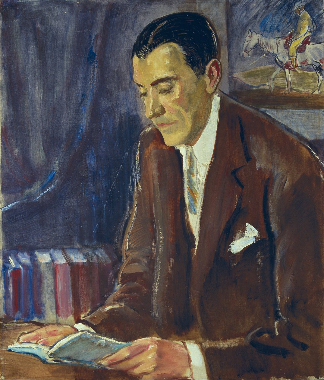 retrato de PEREZ DE AYALA, Ramon (1888-1962), escritor espanhol (óleo sobre tela) de Maurice Fromkes