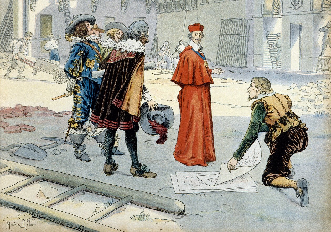 História da França: Cardeal Richelieu (Armand Jean du Plessis de Maurice Leloir