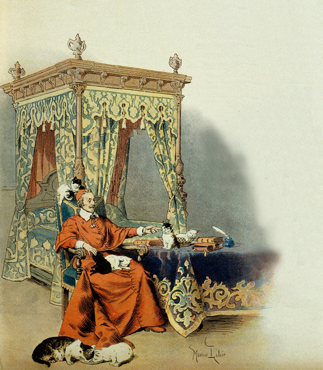 História da França: Cardeal Richelieu (Armand Jean du Plessis de Maurice Leloir