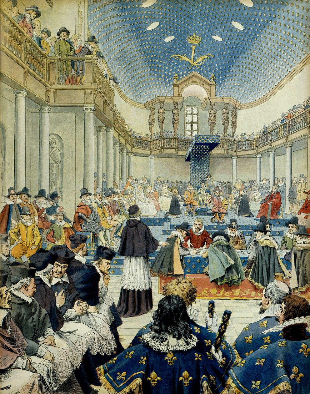 História da França: Cardeal Richelieu (Armand Jean du Plessis de Maurice Leloir