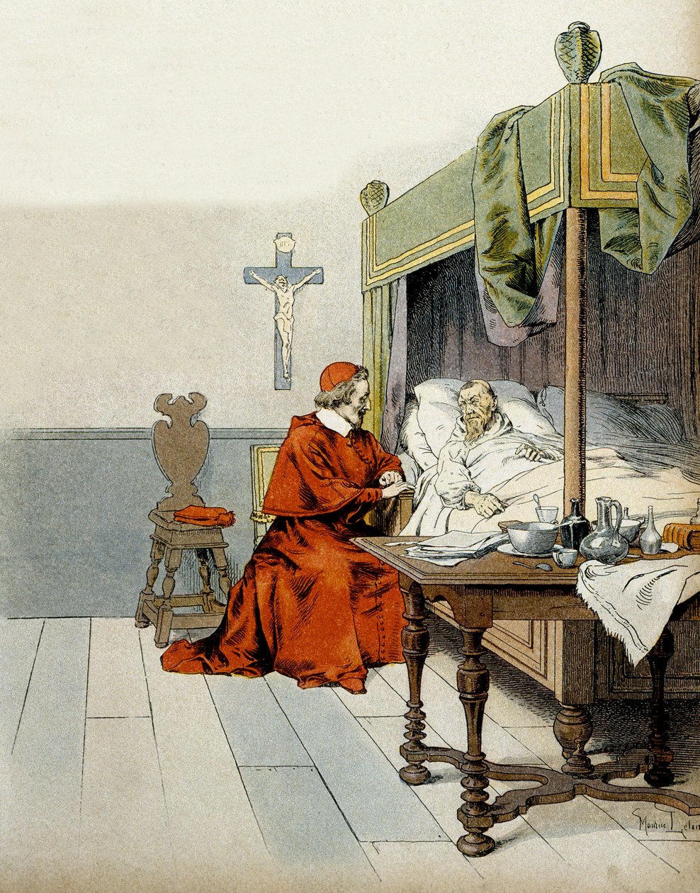 História da França: Cardeal Richelieu (Armand Jean du Plessis de Maurice Leloir