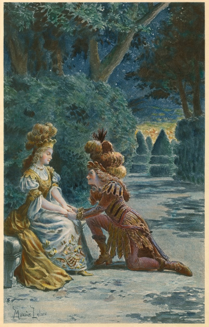 Os prazeres da ilha encantada (ilustração) de Maurice Leloir