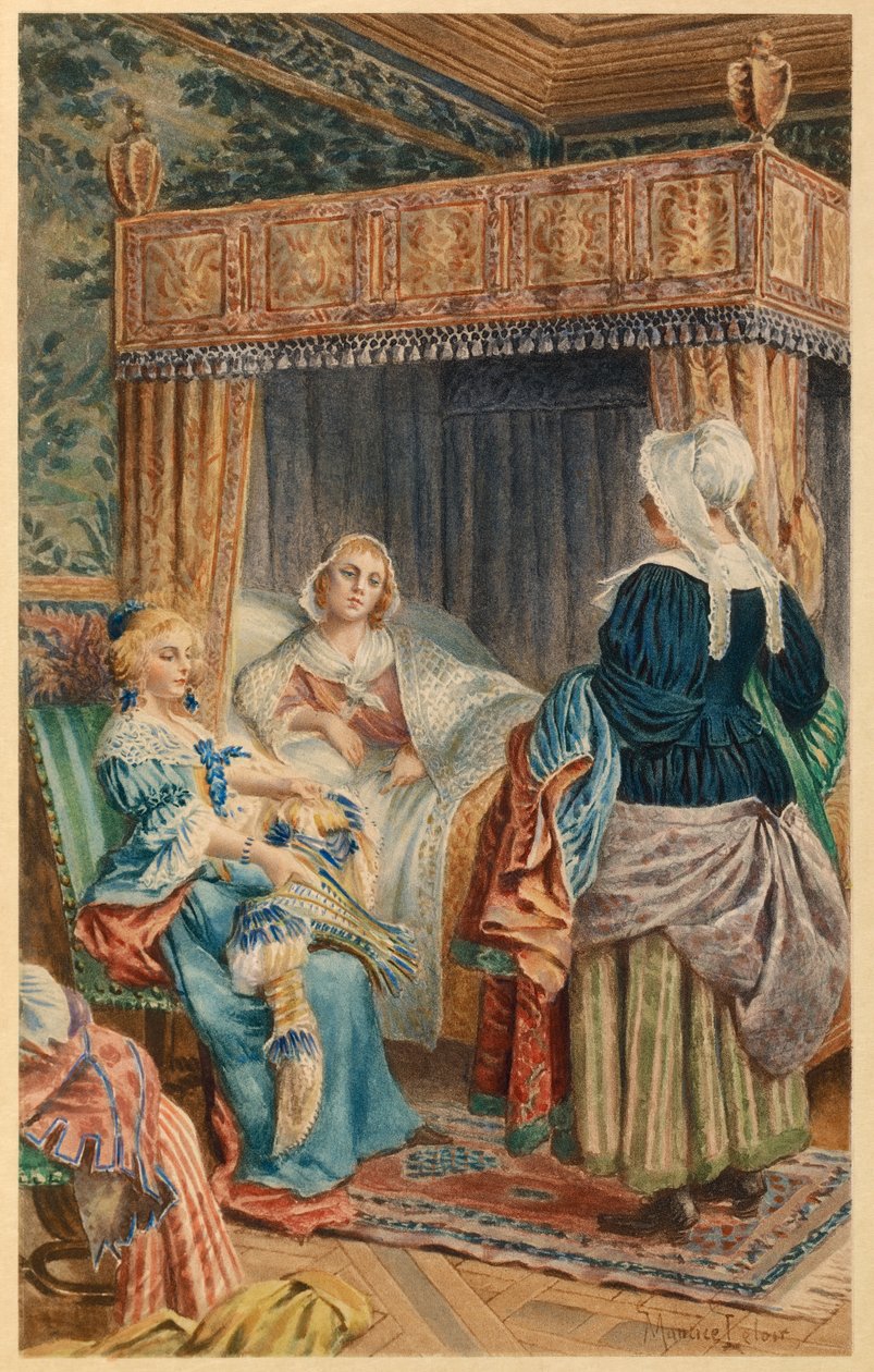 Madeleine Bejart muito doente (ilustração) de Maurice Leloir