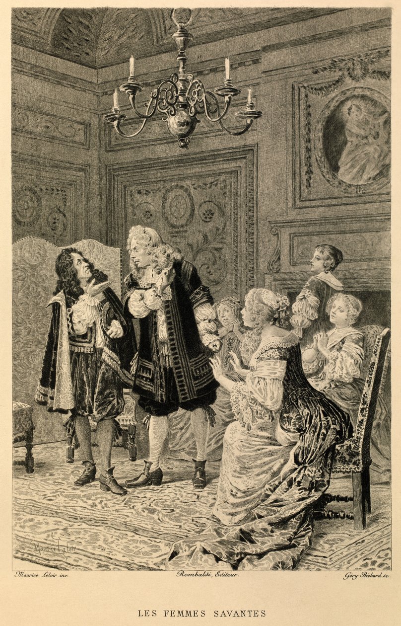 As mulheres sábias de Molière de Maurice Leloir
