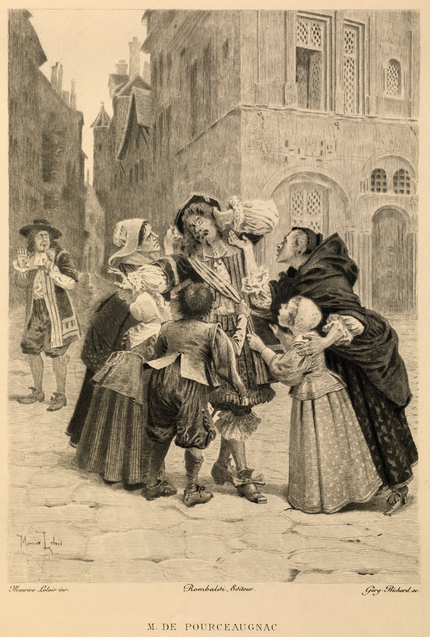 Monsieur de Pourceaugnac, de Molière de Maurice Leloir