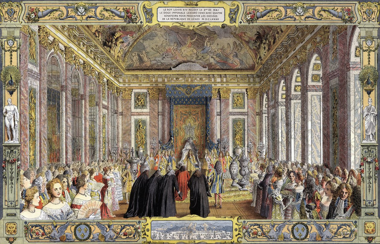 Reparação feita a Luís XIV conhecido como Rei Sol (King Soleil ou Louis the Great de Maurice Leloir