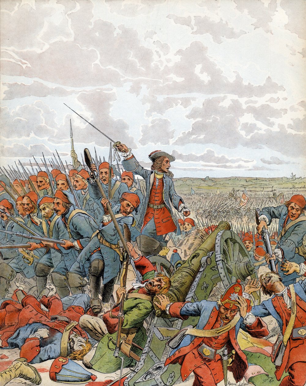Guerra da Sucessão Espanhola. A Batalha de Denain, 24 de julho de Maurice Leloir
