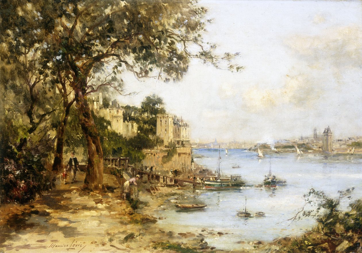Desembarque em Dinard (óleo sobre tela) de Maurice Levis